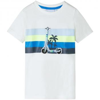 Camiseta infantil color crudo 104 - Día y Noche / vidaXL