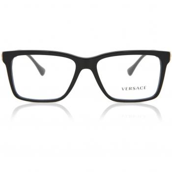 Versace VE3328 GB1 Men's Eyeglasses Black Size 58 - Blue Light Block Available