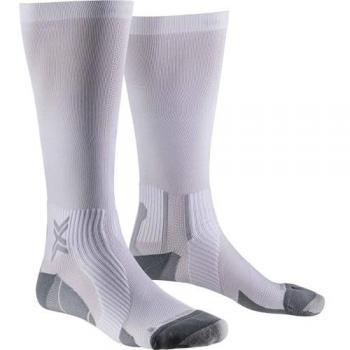 Calcetines de running X-Socks Run Perform OTC, Unisex adulto, color Arctic White/Pearl Grey, tallas 42-44