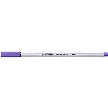 Rotulador Premium STABILO Pen 68 Brush - Punta de Pincel - Violeta 568/55