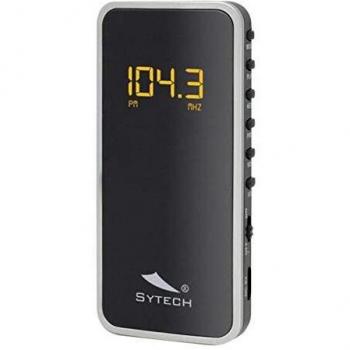 Radio de Bolsillo FM PLL, Micro-SD, Recargable, Plata