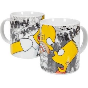 United Labels 116523 Los Simpson - Taza con diseño de Bart y Homer