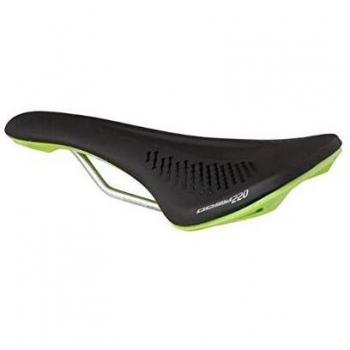 Spank Oozy – Sillín de Bicicleta Unisex, Negro/Verde