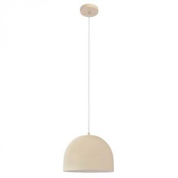Lámpara Colgante Forlight Fres Beige Acero Ø 30 cm E27