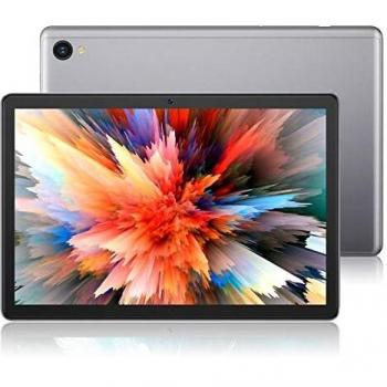 CUBOT Tablet 10.1 Pulgadas, 4GB RAM 64GB ROM 6000mAh Android 11 Pantalla Grande FHD+ 1920 * 1200 Octa Core, 4G LTE 1.6GHz TF 128GB Expandible Cámara 13MP+5MP GPS OTG WiFi 2.4 BLE 4.2, Gris con Funda