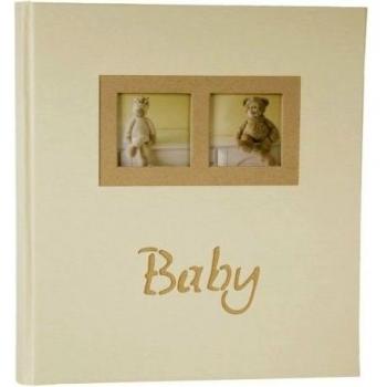 Teddy álbum de fotos CHERISH - Álbum de fotos de bebé de calidad marca Henzo - 30,5 x 28 cm - 50 páginas - álbum de fotos de bebé para nacimiento o bautismo