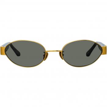 Linda Farrow SADIE LFL1469 C1 Women’s Sunglasses Gold Size 53