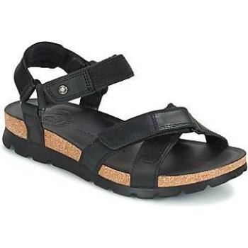 Sandalias de Hombre PANAMA JACK SAMBO BASICS en color negro con suela de napa grass