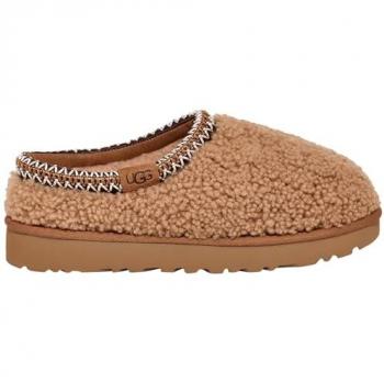 UGG Women's Tasman Maxi Curly Clogs Slippers in Dark Brown, Size 36