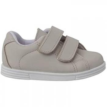 Zapatillas Deportivas de Piel Lavable para Bebé y Niño en Color Beige - Talla 30