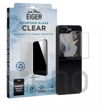 Protector de pantalla Eiger SP Mountain Glass Transparente para Samsung Galaxy Z Flip 5 y Z Flip 6