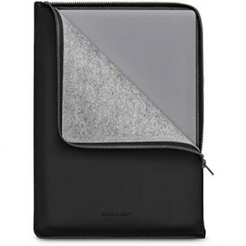 Funda Revestida Woolnut para MacBook Pro 14 en Negro