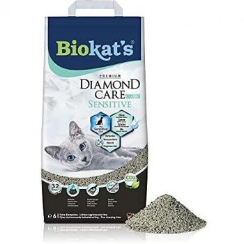 Biokat's Diamond Care Sensitive Classic Clumping Cat Litter - Economy Pack: 2 x 6L
