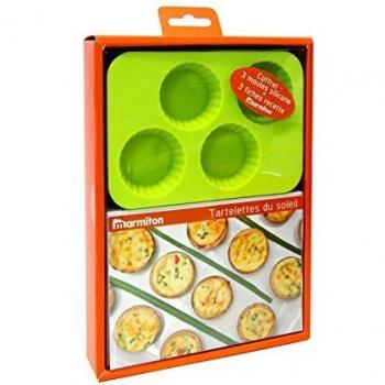 Marmiton kdo8517/1srp Estuche Mini Molde X3 + Recetas Negro/Rosa/Verde 45 x 25,5 x 53,5 cm, Otros, Noir/Rose/Vert, 53,5 CM