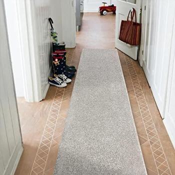 Alfombra de Pasillo Santa Fe Crema 031 Llanura Monocolor 100x200 cm