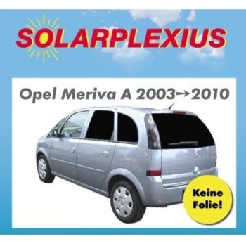 SOLARPLEXIUS Tintado de Lunas para Coche Opel MERIVA 2003-2010 Set Completo Precortados a Medida para una Instalación Láminas Solares