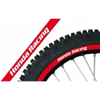 BLACKBIRD RACING - 39070 : Adhesivo De Llanta Crystal Honda Racing Rojo 5068R/60