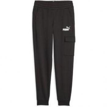 Pantalón Cargo Essentials Negro Puma Modelo 676320-01 Infantil
