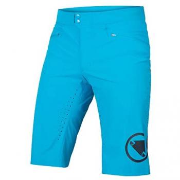 Pantalones Cortos Endura SingleTrack Lite Eléctrico Azul Talla XL Ajuste Corto