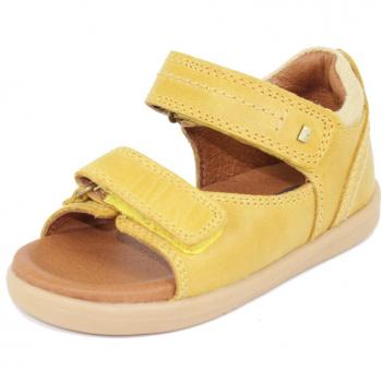 Sandalias de bebé niño Bobux de piel de color amarillo, 23 EU