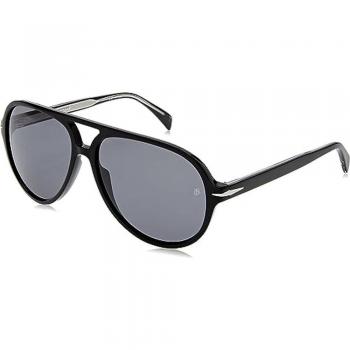 David Beckham Aviator Sunglasses 1091/S - Havana Brown Gradient, 140mm