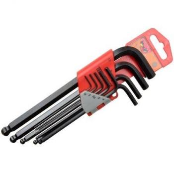 Tengtools 1479MM - Juego de 9 llaves hexagonales, métricas