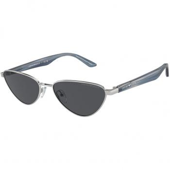 Emporio Armani EA2153 Women's Sunglasses Silver Size 56 Cat Eye Model