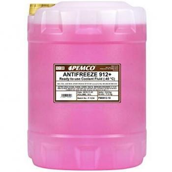 Anticongelante PEMCO 912+ G12 Rouge -40°C 10 Litros Mezcla Listo para Usar