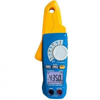 Pinza Amperimétrica Digital PeakTech 4350, CA/CC, hasta 80 A, 4000 cuentas
