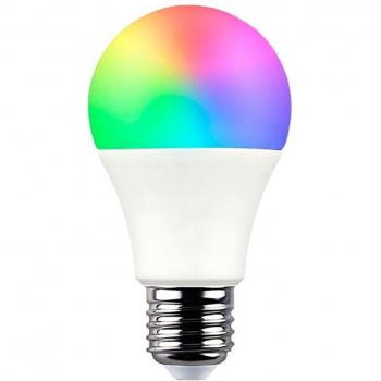 Bombilla LED Estándar Smart WiFi E27 10W Equi.60W 806lm RGBWW Regulable vía Smartphone/APP 25000H 7hSevenOn Premium