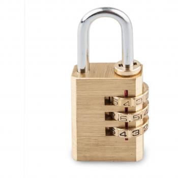 Candado de combinación de latón Handlock 3 números 20mm