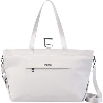 Bolso Totto Madrid Beige White Sand
