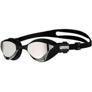 Arena Cobra Tri Swipe Mirror Swimming Goggles for Triathlon - Unisex, Anti-Fog, UV Protection, Interchangeable Nose Bridges