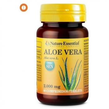 Nature Essential Aloe Vera 2000mg con Sen Extracto Seco 60 Comprimidos