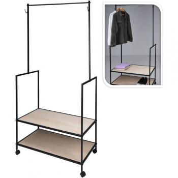 Perchero burro H&S Collection con 2 ganchos de metal