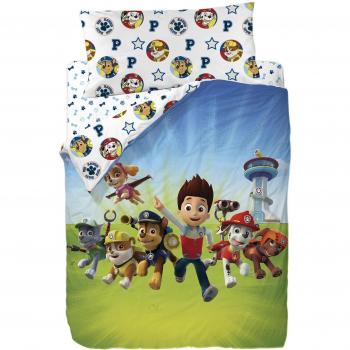 Viacom Paw Patrol Team - Funda nordica 3 piezas para cama de 90 cm
