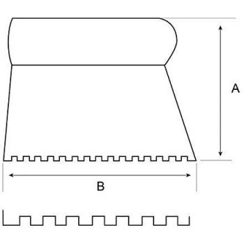 Bahco 221301200 - Espatula Encolar 12 Cm D/Medio