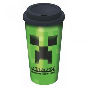 Vaso de café para llevar reutilizable de 520 ml de Minecraft
