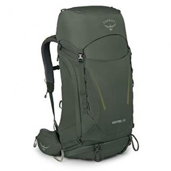 Mochila Osprey Kestrel 48 para hombre en color verde bosque (Bonsai Green) - tamaño L-XL
