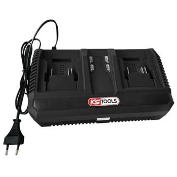 Cargador Rápido Doble 18V 8A para Baterías KSTOOLS - Modelo 515.4706F