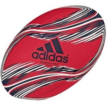 adidas Torpedo X de ebit Balón de Rugby, todo el año, color Umber F15/Scarlet/White, tamaño 5