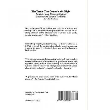 The Terror That Comes in the Night: An Experience-Centered Study of Supernatural Assault Traditions