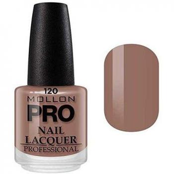 Mollon Pro Esmalte Hardening Nail Lacquer 120 How Lite Café 15 ml