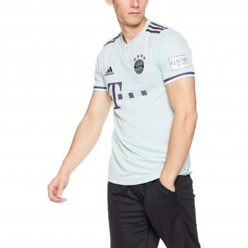 adidas FCB A JSY T-Shirt, Hombre, Ash Green s18/trace Purple s18/white, M