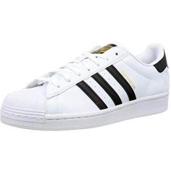 Adidas Originals Superstar Vegan Classic Unisex Sneaker in White and Black