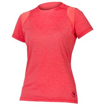 Camiseta de ciclismo Endura SingleTrack mujer rosa claro talla S