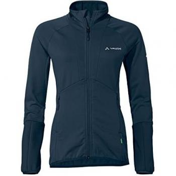 VAUDE Monviso II Women's Full Zip Fleece Jacket, Dark Blue