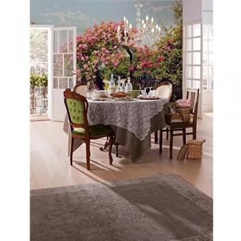 Rose Garden Wallpaper Mural, 368x254 cm with Adhesive Included