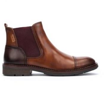 Botines de piel Pikolinos YORK M2M para hombre, color marrón, clásico y con bloque