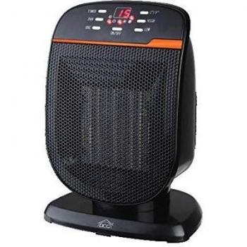 Termoventilador Cerámico DCG PTC180 - 900/1800W, Timer 12h, Termostato 15-35°C, Oscilación 70°, Compacto y Ligero